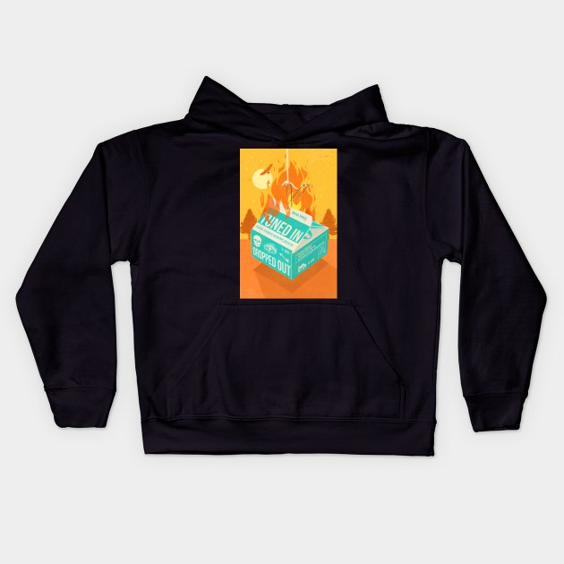 KNOWLEDGE CARTON Kids Hoodie by Showdeer